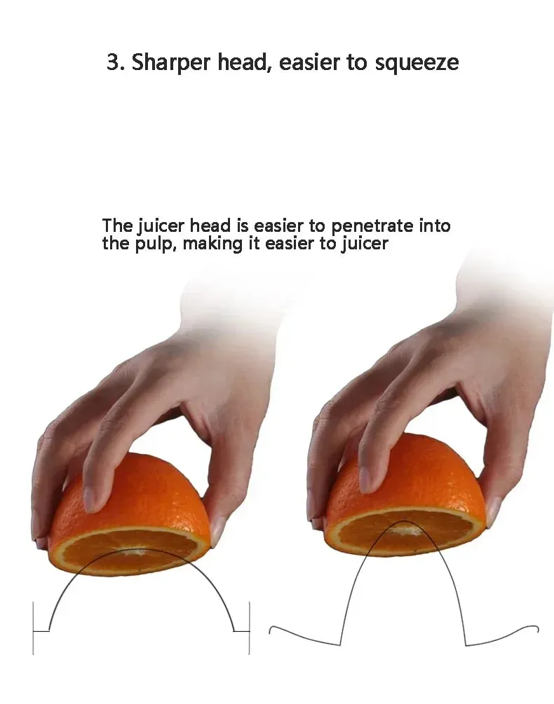 304 Stainless Steel Lemon Juicer Home Small Creative Juicer Portable Manual Juicer Orange Squeezer — image 10