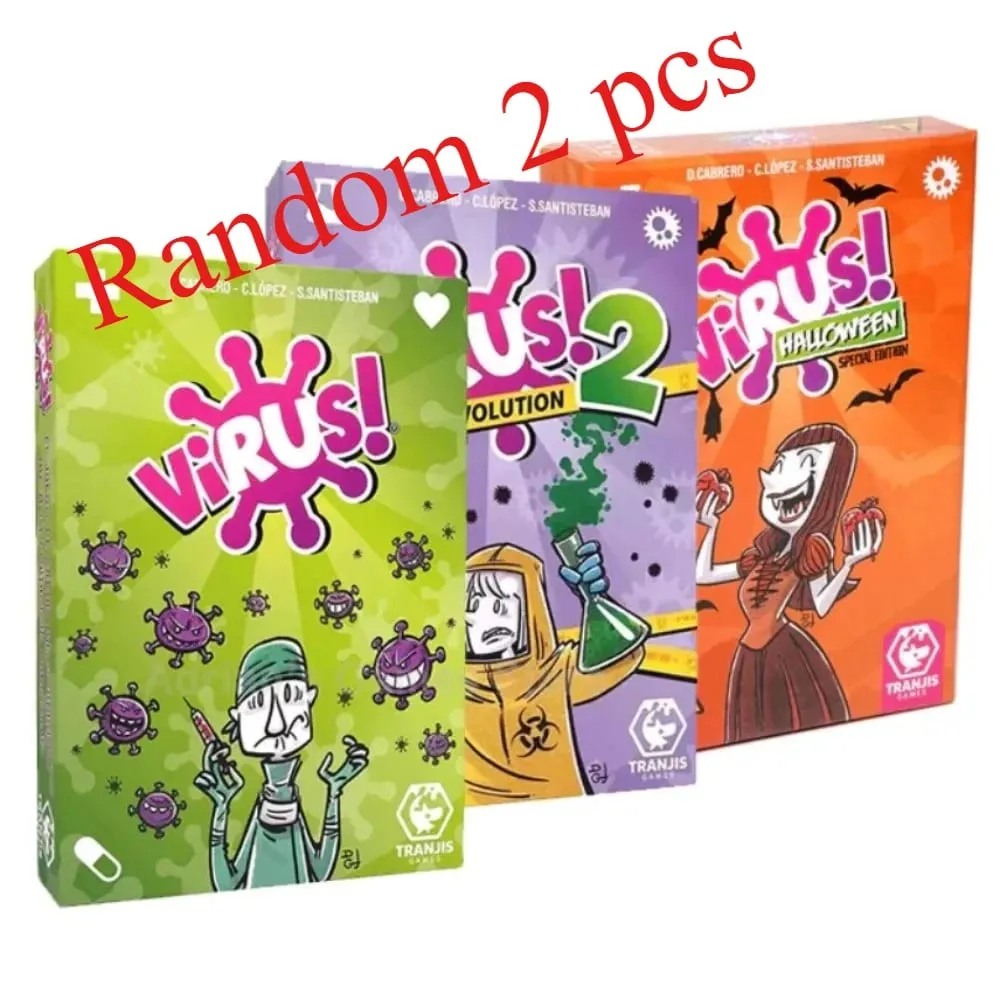 Mogel Motte Polilla Tramposa Card Game Devir-Game Cheating Moth /Royal Xiaoqiang Cheating Moth& Interesting Virus Card Game