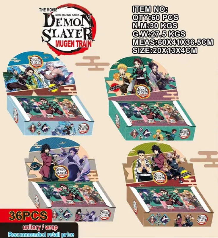 New Original Demon Slayer Cards Infinite Train SSP Card Diamond Rare Card Tanjirou Kamado Nezuko Character Collection Card