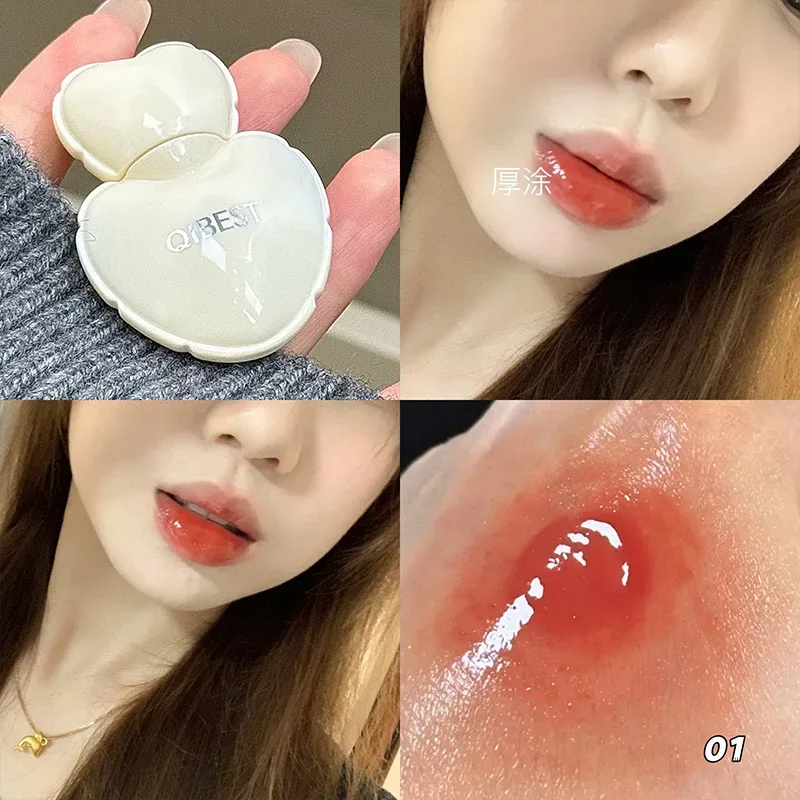 Pink Lip Jelly Hydrating Lipstick Long Lasting Mirror Lips Gloss Lipstick Tender Student Korean Cosmetics Lip Glaze Stain