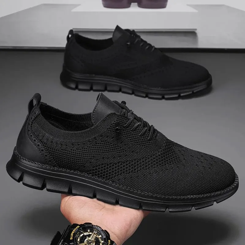 Stylish Oxfords Fashion Formal Business Urban Breathable Shoes for Male Non Slip Dress Sneakers for Man Men Casual Shoes Breeze