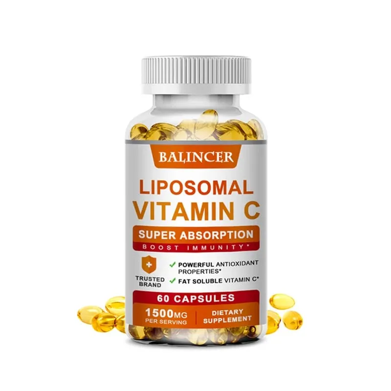 Vitamin C 1500mg with Zinc 20mg 120 Capsules Overall Health Vitamin Dietary Supplement Non-GMO & Gluten-Free Vegetarian