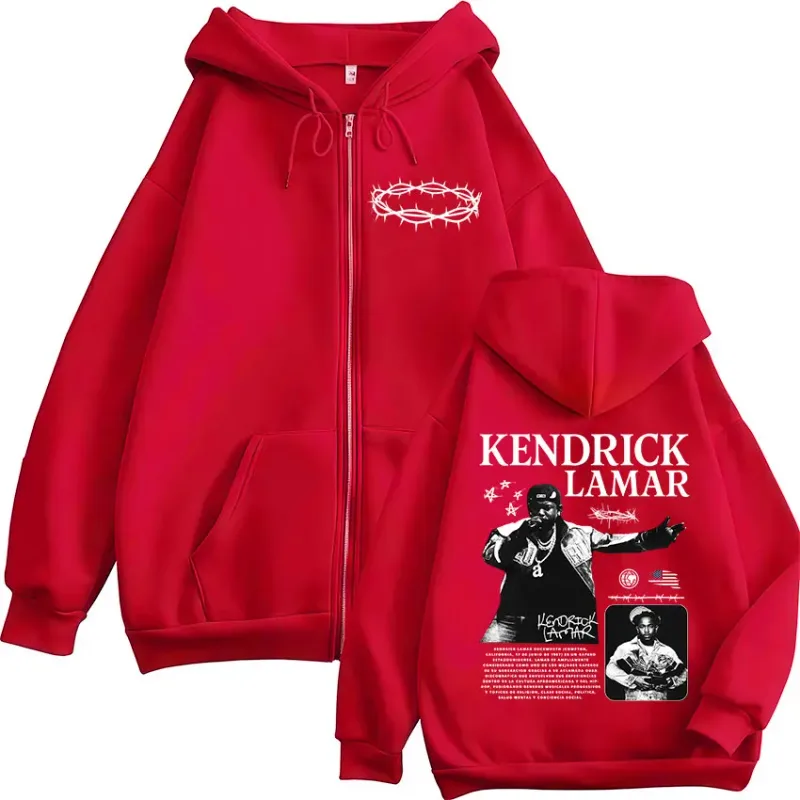 Rapper Kendrick Lamar Eles não gostam de nós Zipper Hoodies Homens Mulheres Roupas Moda Hip Hop Zip Up Moletom Com Capuz Jaqueta Com Capuz