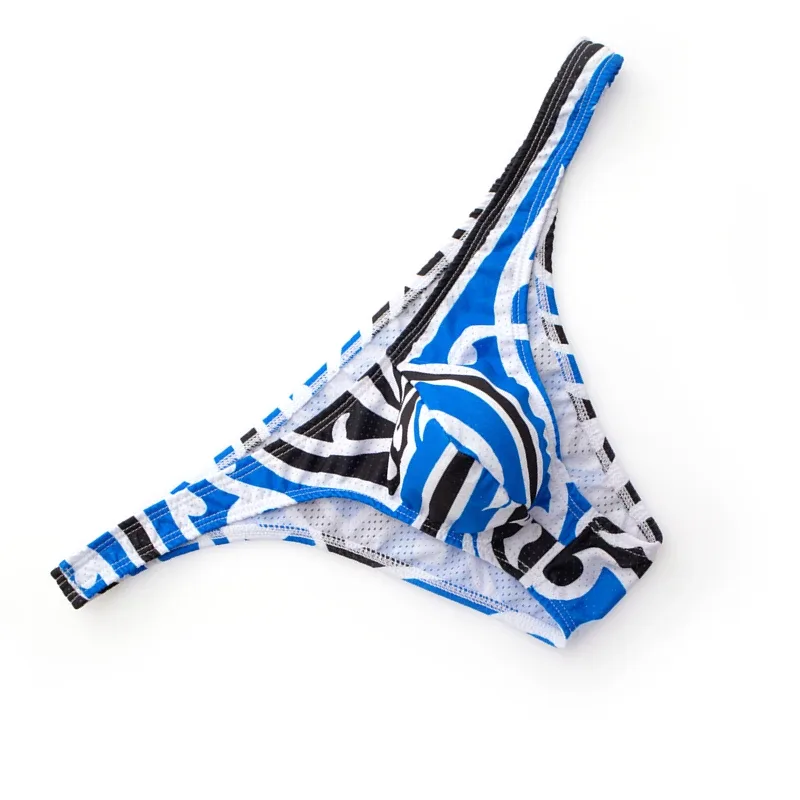 Men's Sexy Underwear Briefs Jockstrap Penis Pouch Male Slips Sissy Panties Mesh Breathable Low Rise Men Bikini Briefs Cuecas
