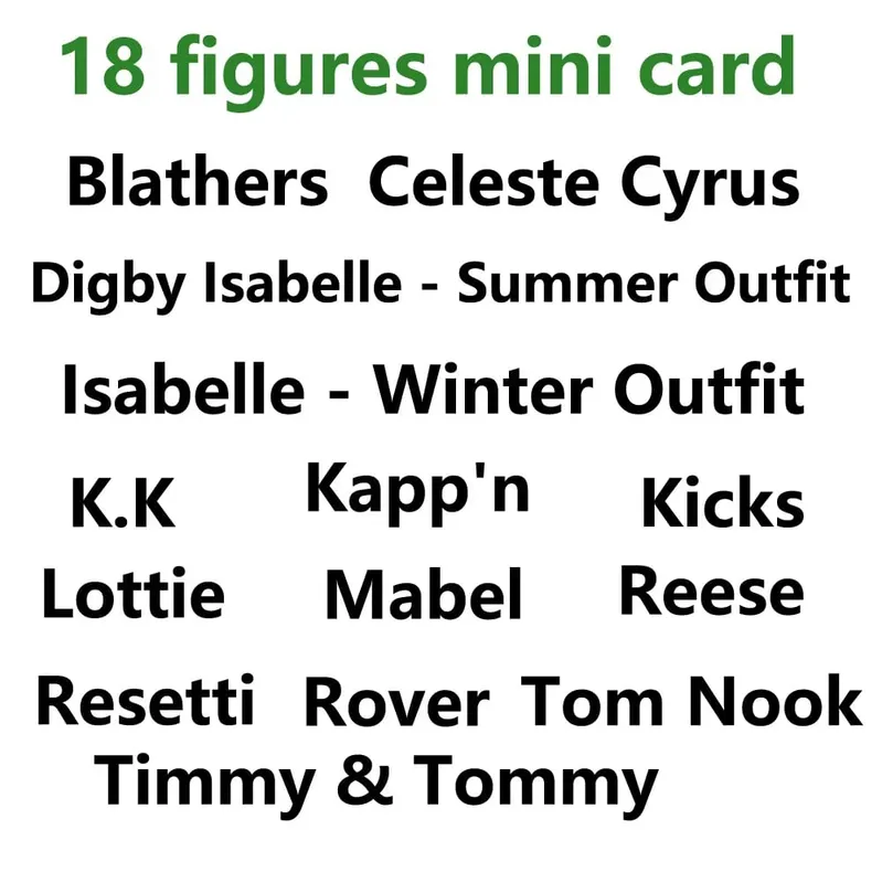 linkage card series 1 to series 5 Sanrio S1 to S6 card NTAG215 NFC Printing animal Card Work for NS switch