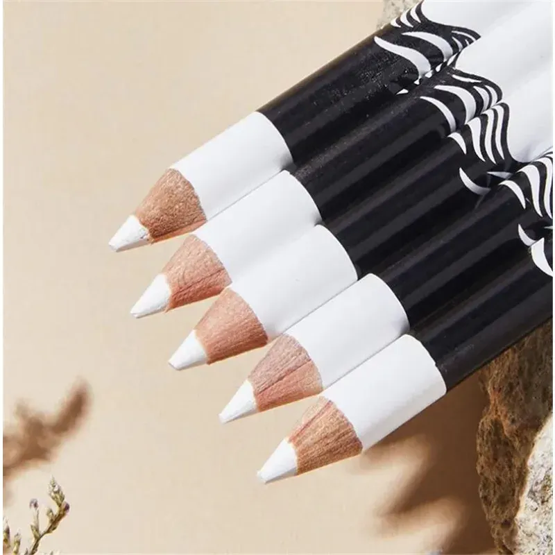 White Eyeliner Pencil Thick Slender Eyeliner Fast Drying Long Lasting Smudge Proof Eyeliner Pen Waterproof Women Makeup Cosmetic — image 7