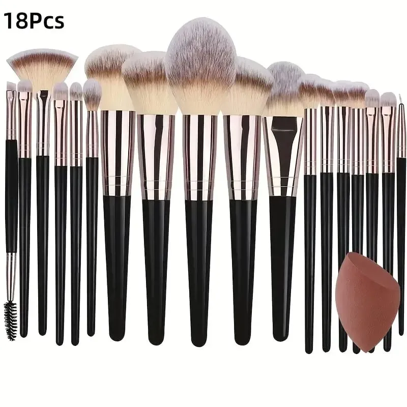 3-20PCS Make-Up Kwasten Set Zachte Pluizige Oogschaduw Foundation Concealer Blending Blush Brush Kabuki Professionele Vrouwen Beauty Tool