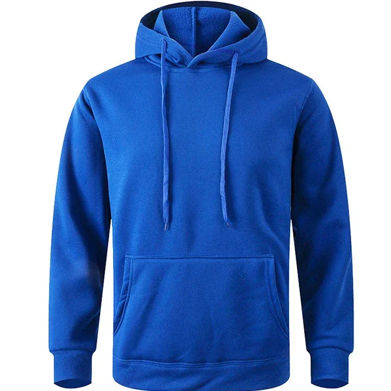 Men's Soft Loose - Fit Fleece Pullover Hooded Sweatshirt With Pockets For Cold Days