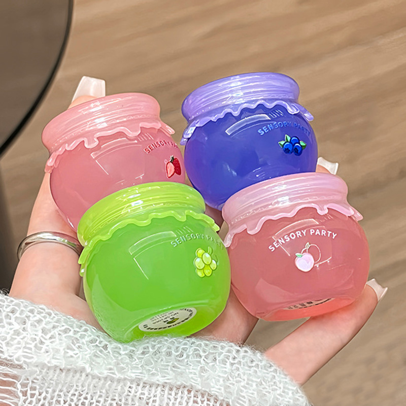 Green Grapes Clear Lip Gloss Maintenance Moisturizing Lip Balm Exfoliating Scrub Nourishing Lips Care Peach Water Gloss Lip Tint — image 6