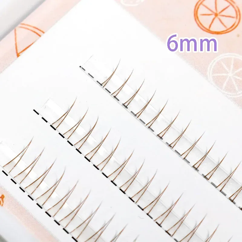 J Curl V Shape Under Eyelash Comic Eye Lashes Natural Bottom Lashes Soft Manga Eyelashes Bunches Eyelash Clusters Korean Makeup