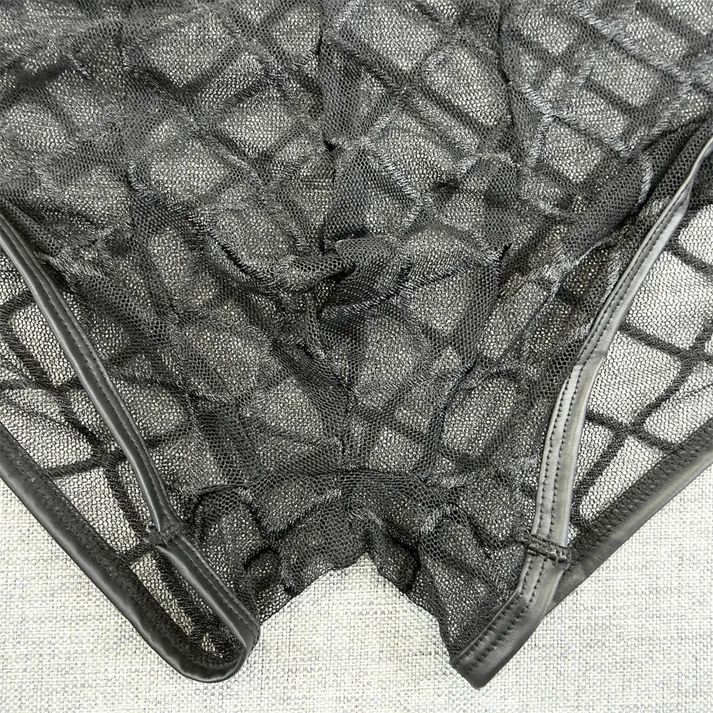 Mannelijke Sexy Diamond Mesh Ultradunne Transparante Boxershorts Zomer Sneldrogende Boyshorts Ardennen Pouch Heren Ondergoed