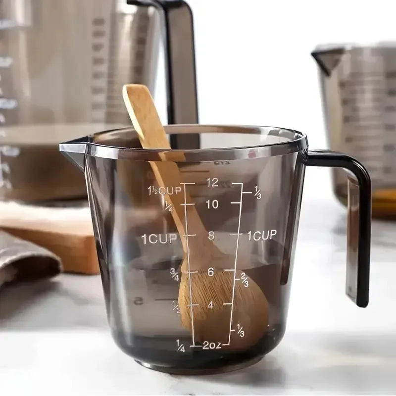 1 Pcs Baking Liquid Measuring Cups PS Scale Cup Plastic Measuring Volume Beaker Kitchen Baking Tools 150/300/600/1000ml — image 4