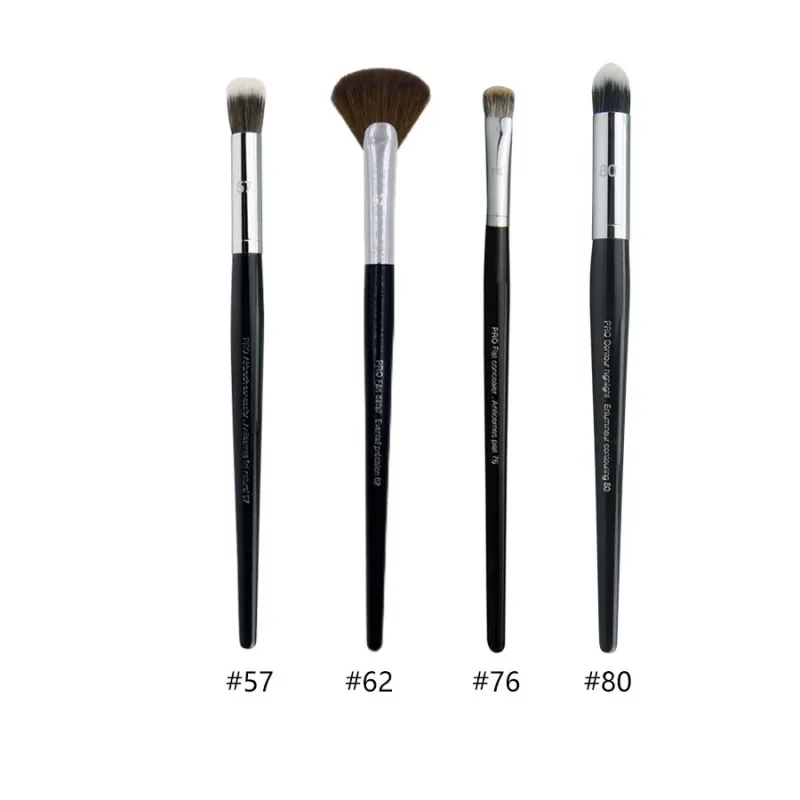 4pcs/set Pro Allover Eye Shadow Makeup Brushes Lip Brow Precision Concealer Blending Domed Crease Smudge Highlight Make Up Brush — image 28