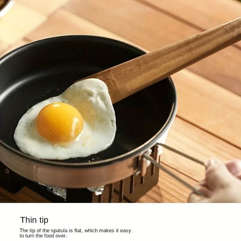 Teak Houten Spatel Kleine Keukenspatel voor Koken Eierpannenkoek Turner Outdoor Koken Spatel Gebruiksvoorwerpen Keuken Gereedschap