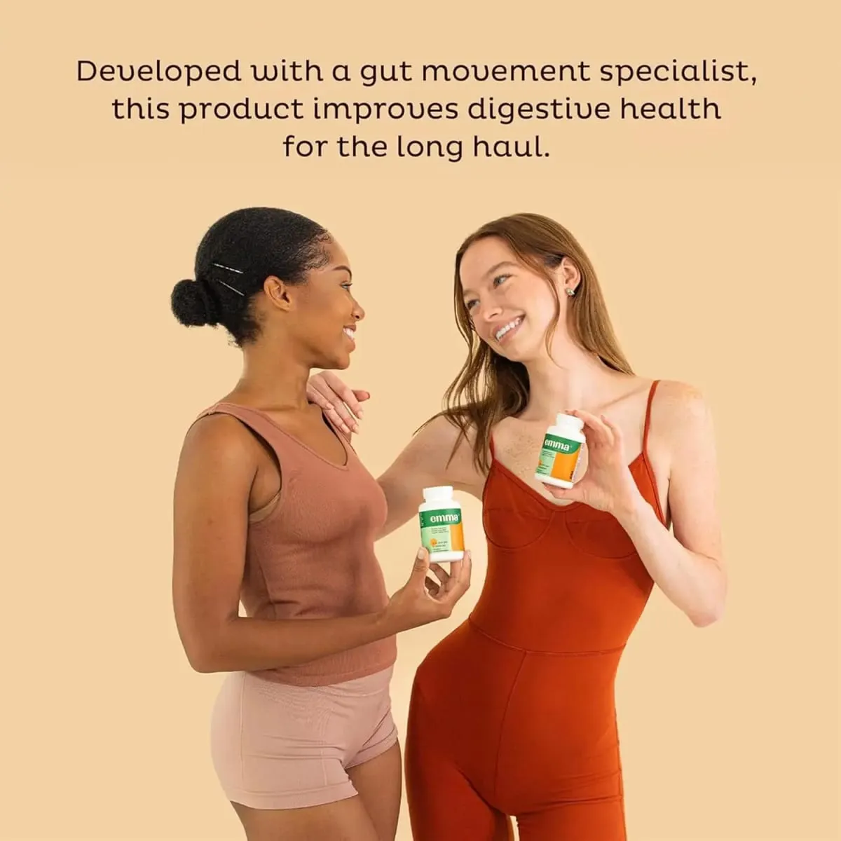Gut health relief supplement supports leaky gut and digestive system relieves constipation bloating and gas 60 capsules