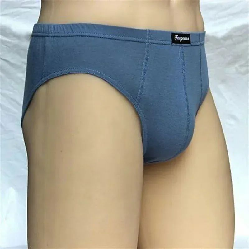6PCS Men's plus Size Briefs 5XL/6XL Cotton Underwear Breathable Comfortable Solid Sexy Shorts for Men