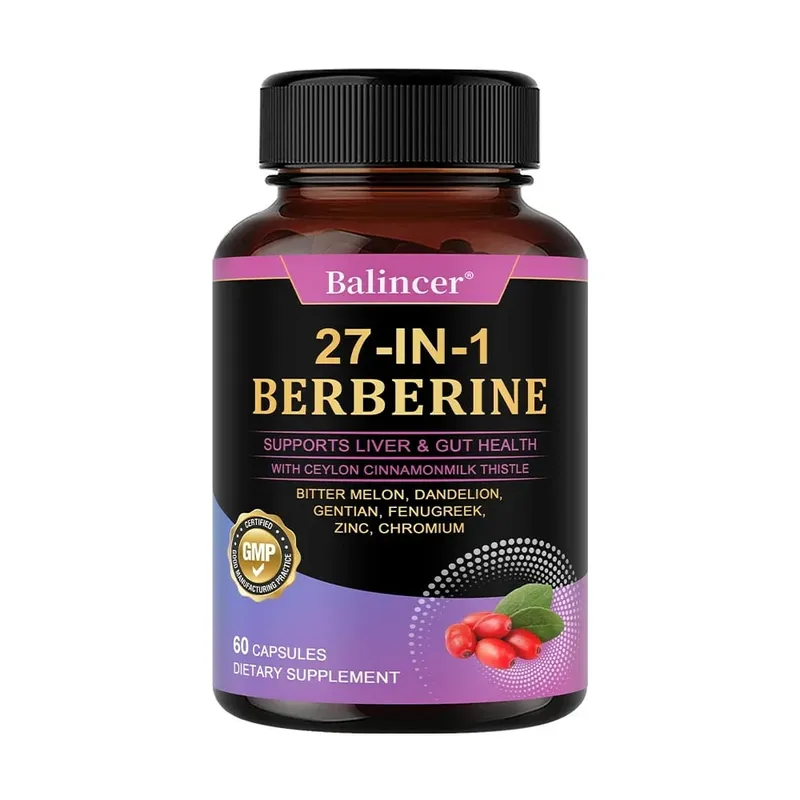Berberine Dietary Supplement - with Ceylon Cinnamon Metabolism Healthy Weight Management Circulatory Health Immune System