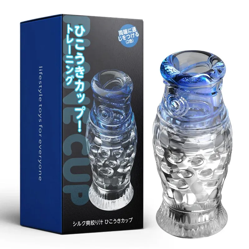 Masturbation Tasse Männliche Masturbatoren Doppel Kopf Vagina Echte Tasche Pussy Penis Ausdauer Übung Vakuum Sex Spielzeug Für Erwachsene 18