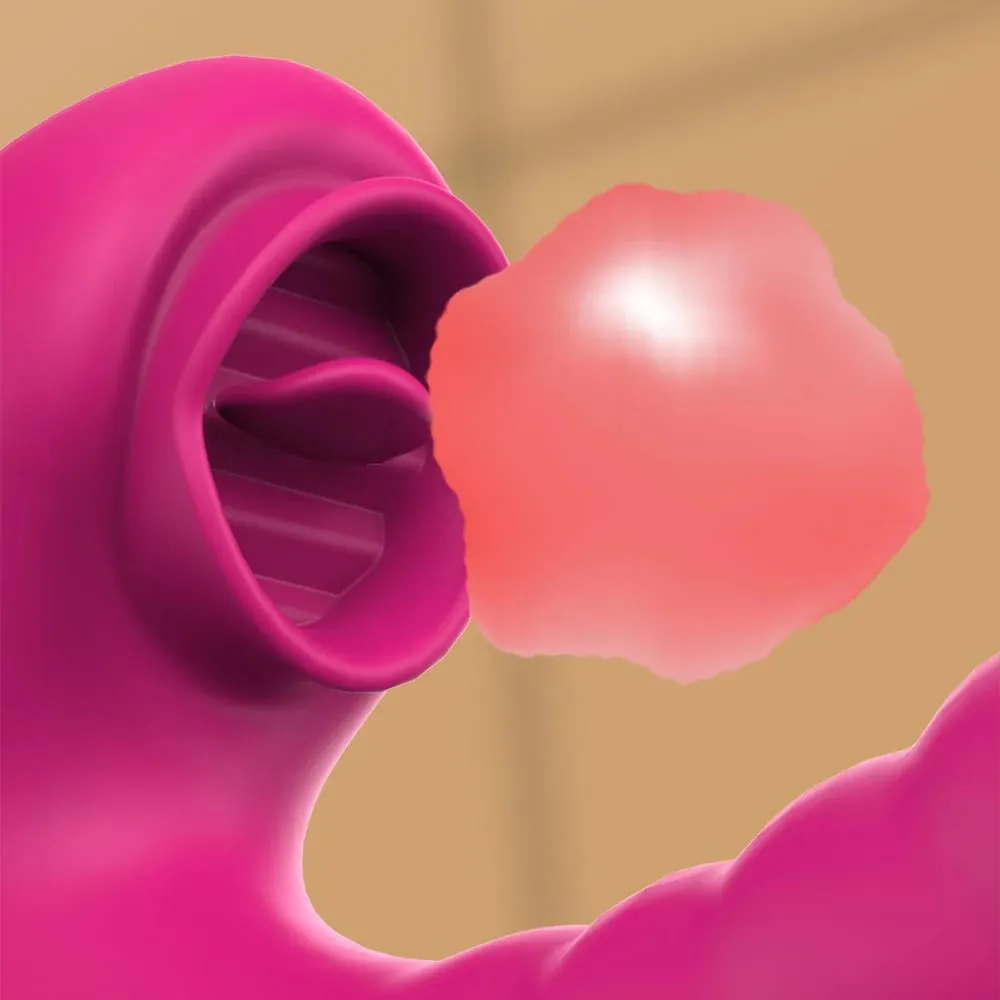 20 režimů Aplikace Porn Tongue Dildo Vibrátor Bod G Bod G Vagina Masážní hůlka Stimulátor olizování klitorisu Dospělé Ženy Ženy Sexy sexuální hračky
