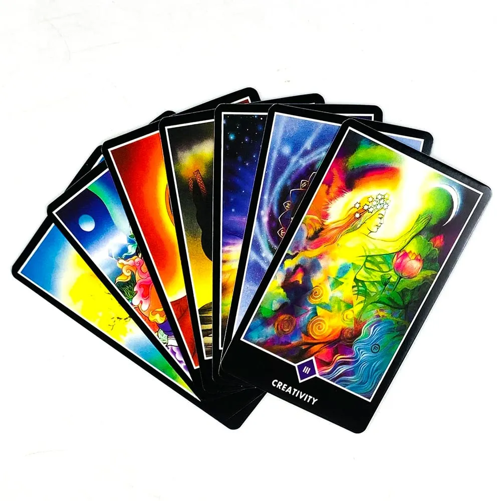 Tarot Cards A 79 Exquisite Deck Oracle English Visions Divination Borad Playing Games Perfect For Christmas and New Year Gift