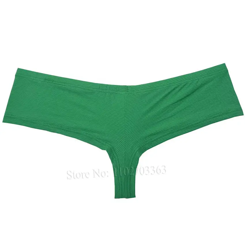 Cheeky Men's Solid Bikini Briefs Ice Silk Micro Boxer Underwear Male Slip Hipster Trunks Bulge Pouch Beach Shorts Underpant Soft