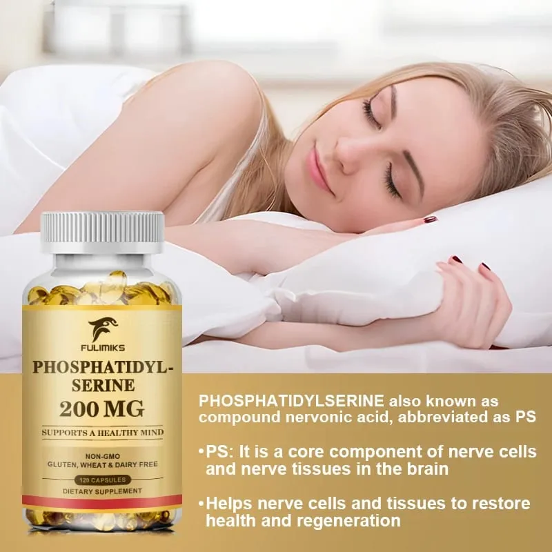 PhosphatidylSerine Capsules High Absorption Supplement for Support Memory Focus Cognitive Sleep and Brain Health — image 6