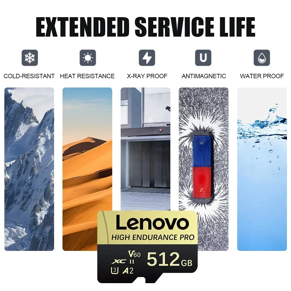 Lenovo High Speed Class 10 Mini SD Memory Card 256GB Micro TF Card for Smartphone - 32GB 64GB 128GB 256GB 512GB Options Availabl — image 5