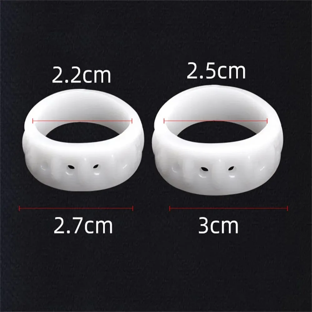 2Pcs Penis Rings Foreskin Corrector Resistance Ring Delay Ejaculation Couple Cock Rings Adult Game Shop Sex Toys For Men