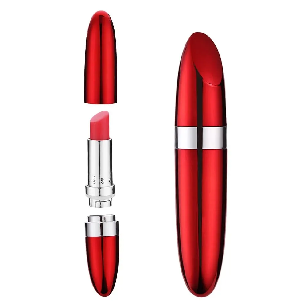 Penggetar Lipstik Mini Kuat G-spot Stimulasi Klitoris Mainan Seks Bergetar Bijaksana Masturbasi Peluru Dewasa