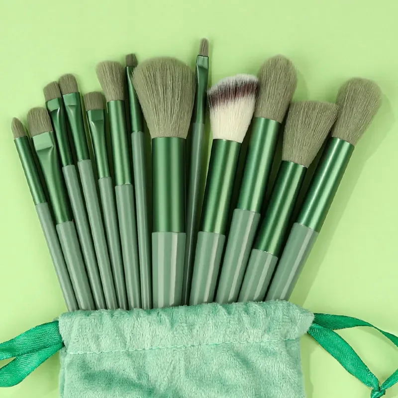 Professional 13PCS Makeup Brushes Set 2 Powder Puff Sponge for Cosmetics Foundation Blush Eyeshadow Blending Brush Beauty Tools — image 11