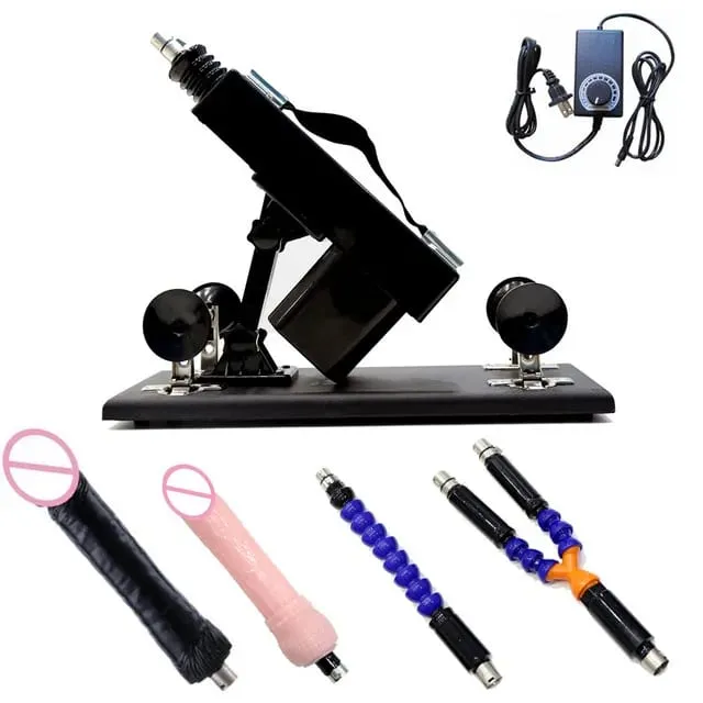 Strong Motor Automatic Vibartor Sex Machine with Dildo Attachments Adjustable Gun Love Machine Sex Toys for Man Women Adult Game