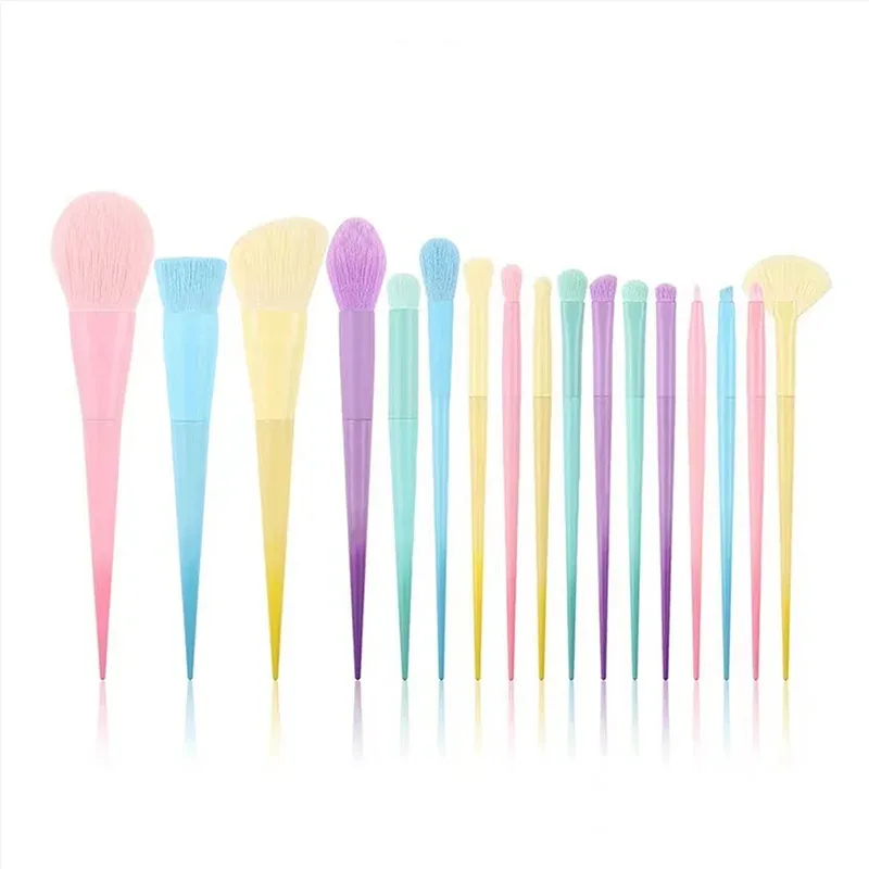 17pcs Makeup Brushes Set: Eyeshadow Brush Foundation Brush Highlight Blush Concealer Powder Brush Cosmetic Tools High Quality