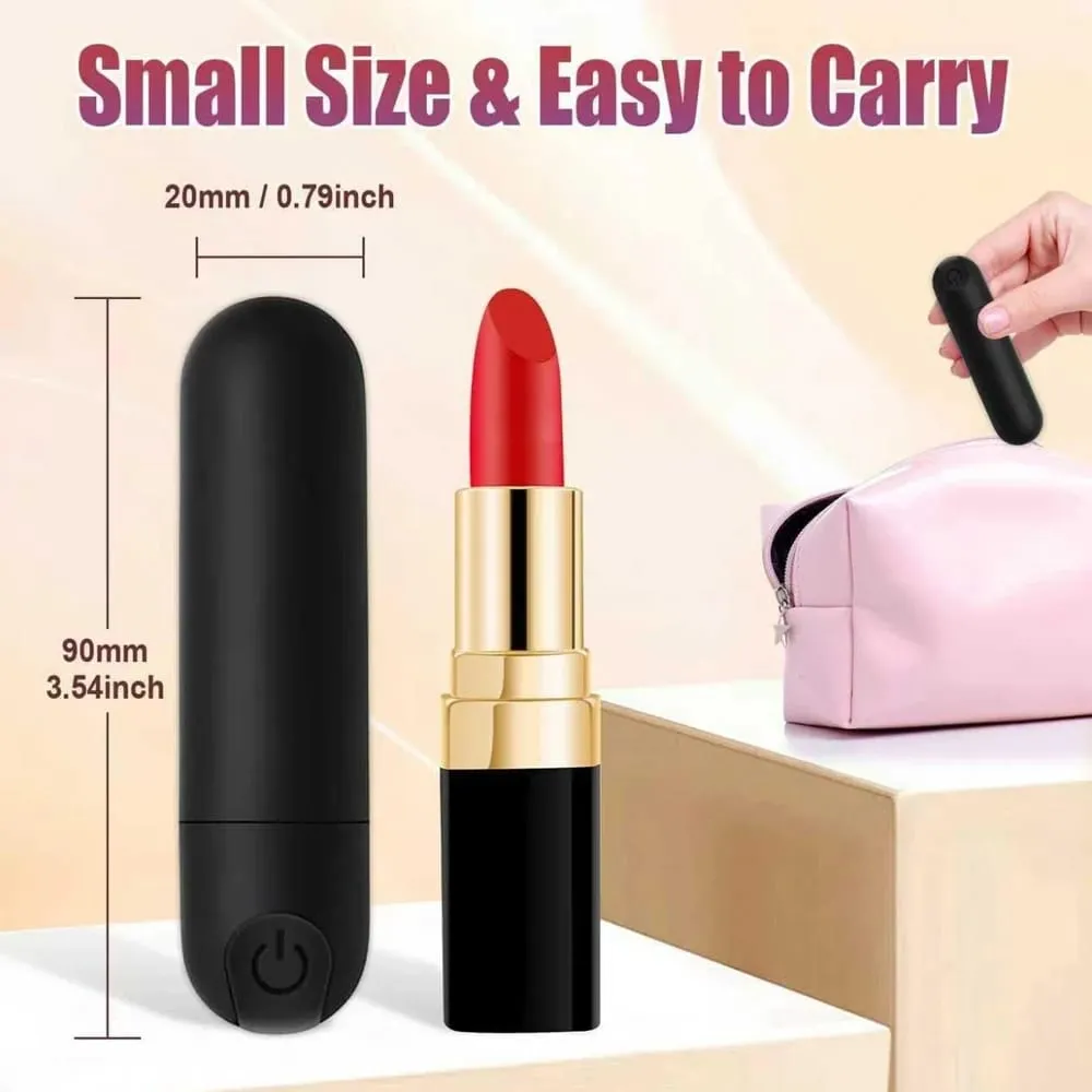 Silicone Bullet Vibrator Female Nipple Clitorals Stimulator Mini Vaginal Anal Massager Fully Waterproof Adult Sex Toys for Women