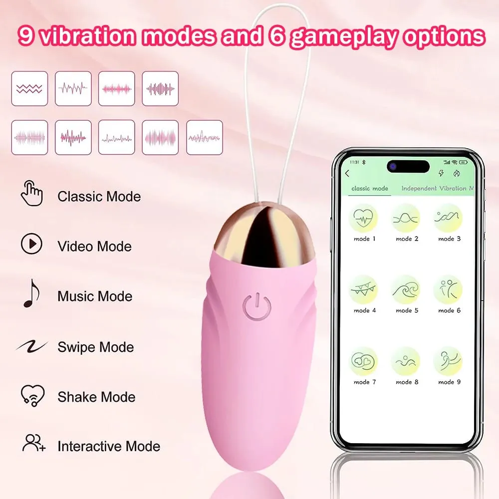 Wireless APP Control Dildo Vibrator Vagina G Spot Anal Stimulator Vibrating Egg Female Panties Wearable Sex Toys For Adult Women