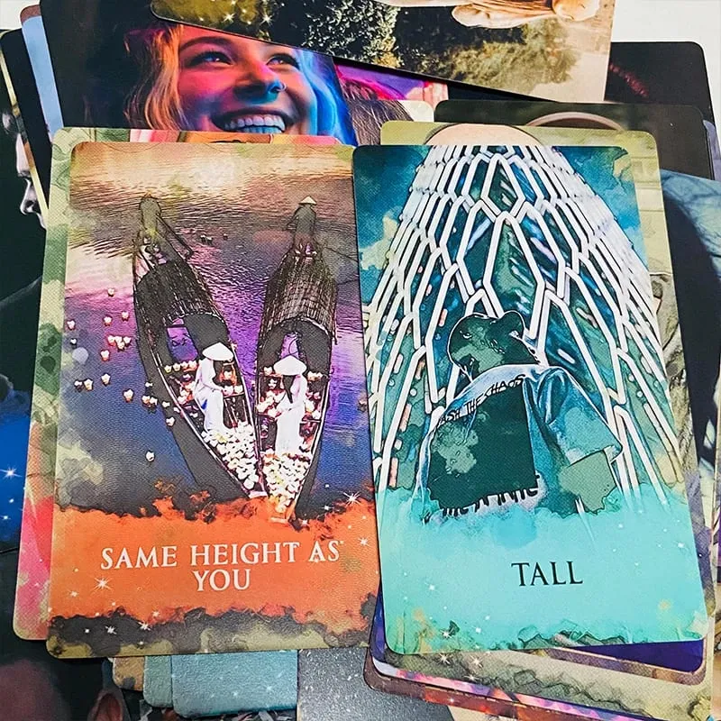 Who Is It Oracle Cards 78 Cards Divination Deck English Vision Edition Tarot Board Playing Game For Party