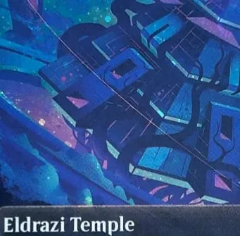 LK61 Galaxy Foil Eldrazi Temple Gemstone Caverns Godless Shrine Galaxy Foil High-Quality TCG Proxy Cards (Black-Core) — image 8