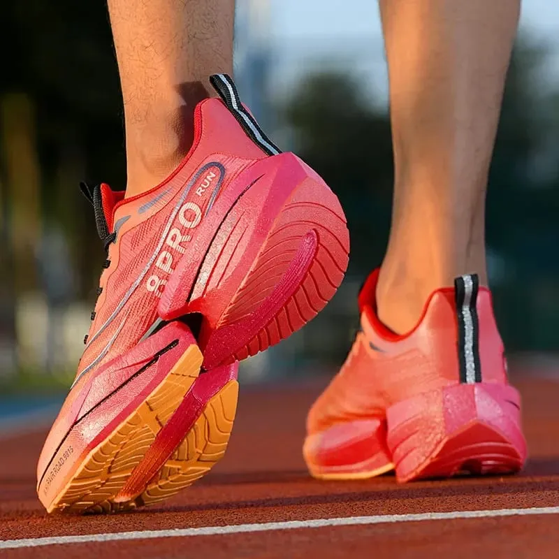 Men's Carbon Plate Sneakers Breathable Marathon Athletic Running Shoes 8PRO Fitness Outdoor Tennis Training Sports Shoes Women