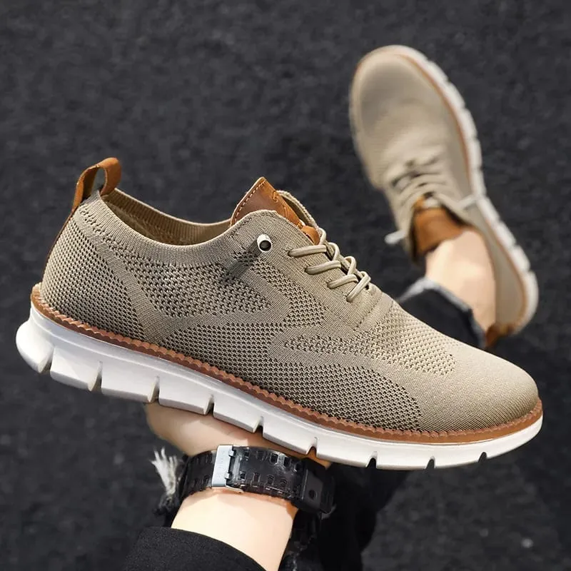 Stylish Oxfords Fashion Formal Business Urban Breathable Shoes for Male Non Slip Dress Sneakers for Man Men Casual Shoes Breeze