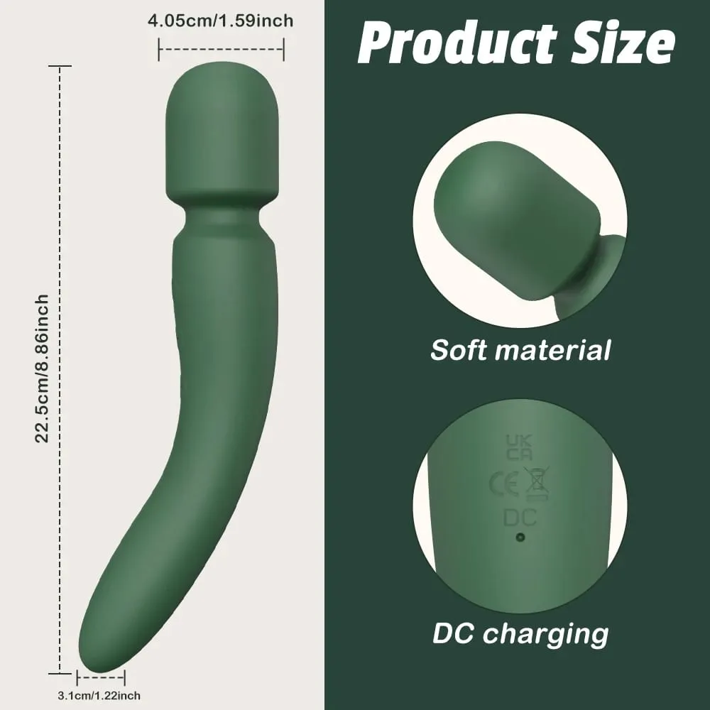 2 σε 1 AV Wand Vibrator για γυναίκες Clit G-Spot Stimulator Θηλές Μασάζ στήθους Γυναικείο σεξουαλικό παιχνίδι για γυναίκες