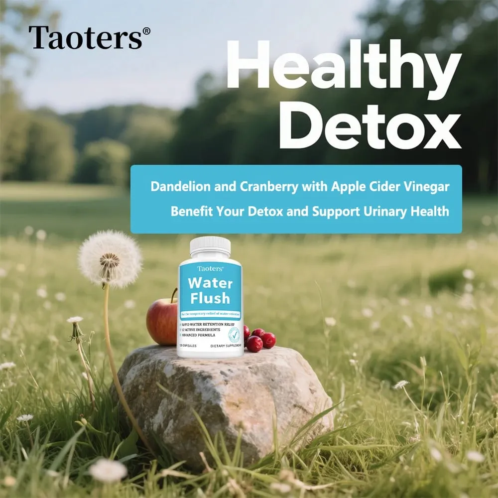 Vitamin B Supplement Dandelion Extract Diuretic and Laxative Helps with Edema Promotes Metabolism 120 Capsules