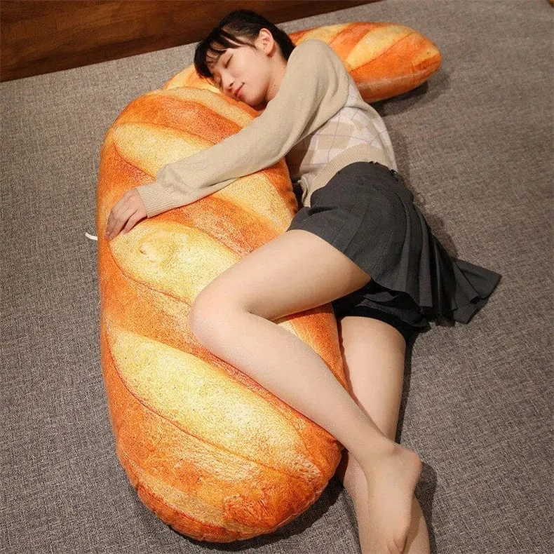 3D Simulation Bread Plush Pillow Soft Butter Toast Bread Food Pillow Lumbar Back Cushion Stuffed Toy for Home Decor — image 13