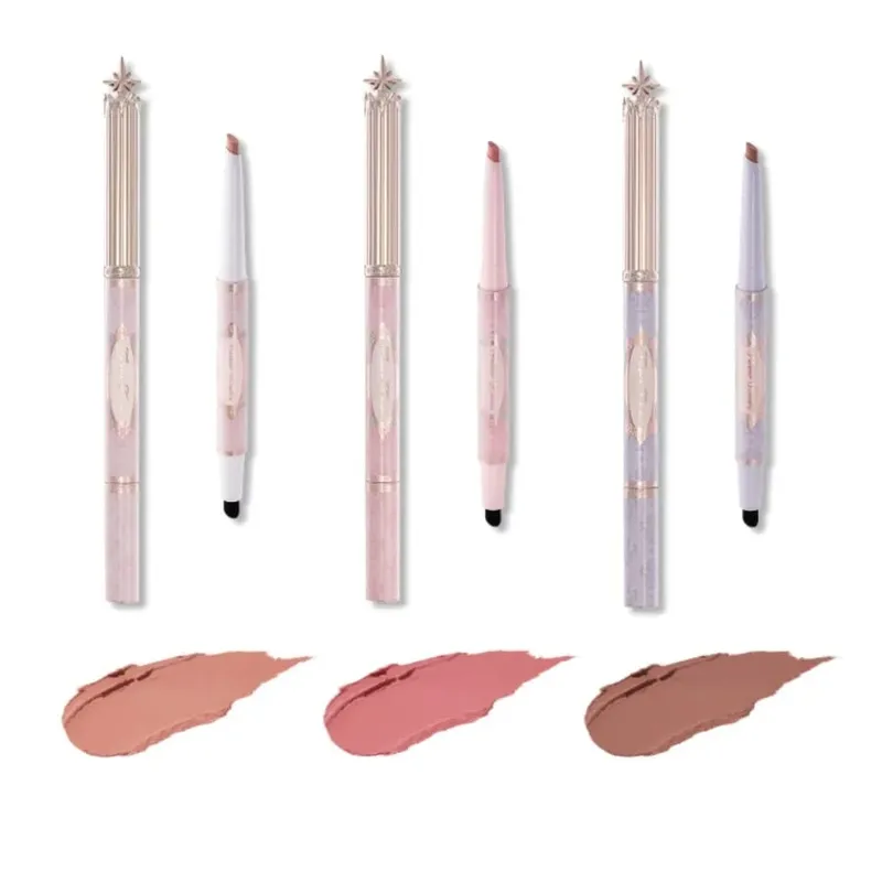Flower Knows Knight Unicorn Makeup Gift Set Lipstick Blush Cloud Setting Powder Starlight Eyeshadow Cosmetics Kit Gift Box
