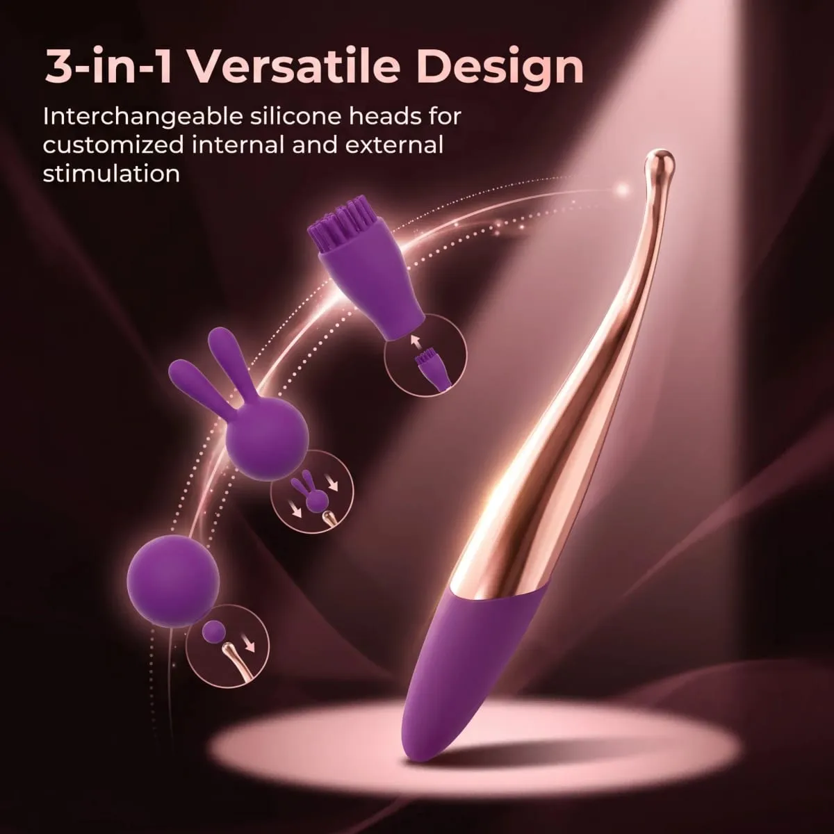 G-point Vibrator Female Magnetic Honey Bean Stimulation Vibrator Multi Frequency Nipple Clitoris Stimulation Sex Toys for Women