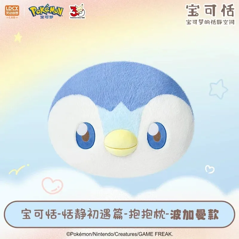 New Pokemon Pikachu Piplup 40cm Large Stuffed Plush Doll Cute Soft Cushion Pillow Home Decoration Collectible Toy Birthday Gift
