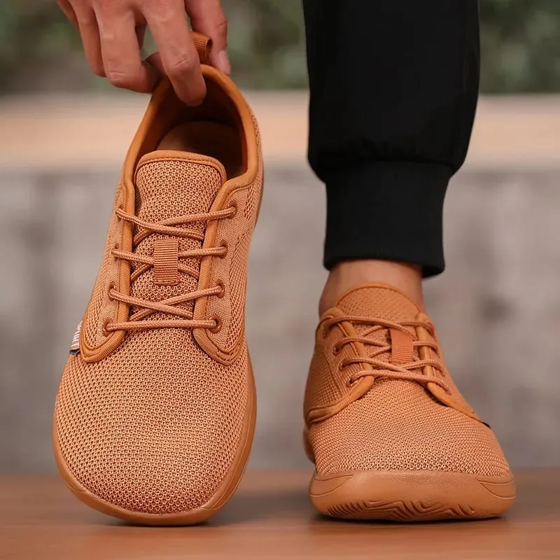 Nam Giày Nhẹ Giày Rộng Mũi Giày Chống Trơn Trượt Thoải Mái Thuyền Giày Unisex Chân Trần Tối Giản Giày