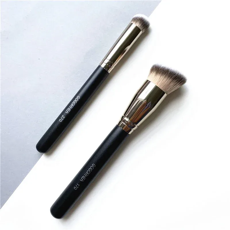 170 Rounded Slant Foundation 270 Concealer Brush Synthetic Flawless Buffing Blending Makeup Brushes — image 8