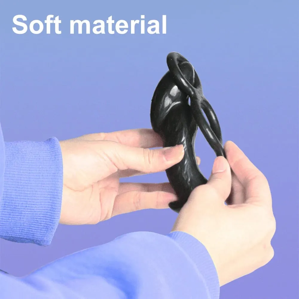 Dildo Anal Vibrators Male Prostate Massager Delay Ejaculation Penis Ring Butt Plug With Bullet Sex Toys for Men Gay Masturbator — image 4