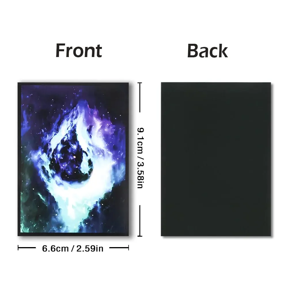 60PCS 66*91mm Art Card Sleeves Trading Card Protector Compatible with MGT/PTCG Top Loading Card Protector Best Gift — image 2