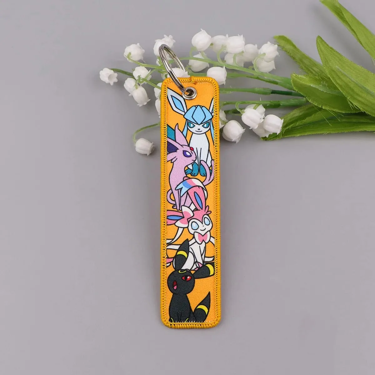 1 PCS Anime Game Monster Key Chain for Motorcycles Key Fobs Holder Men Women Key Tags Key Ring Jewelry Accessories Toys Gifts