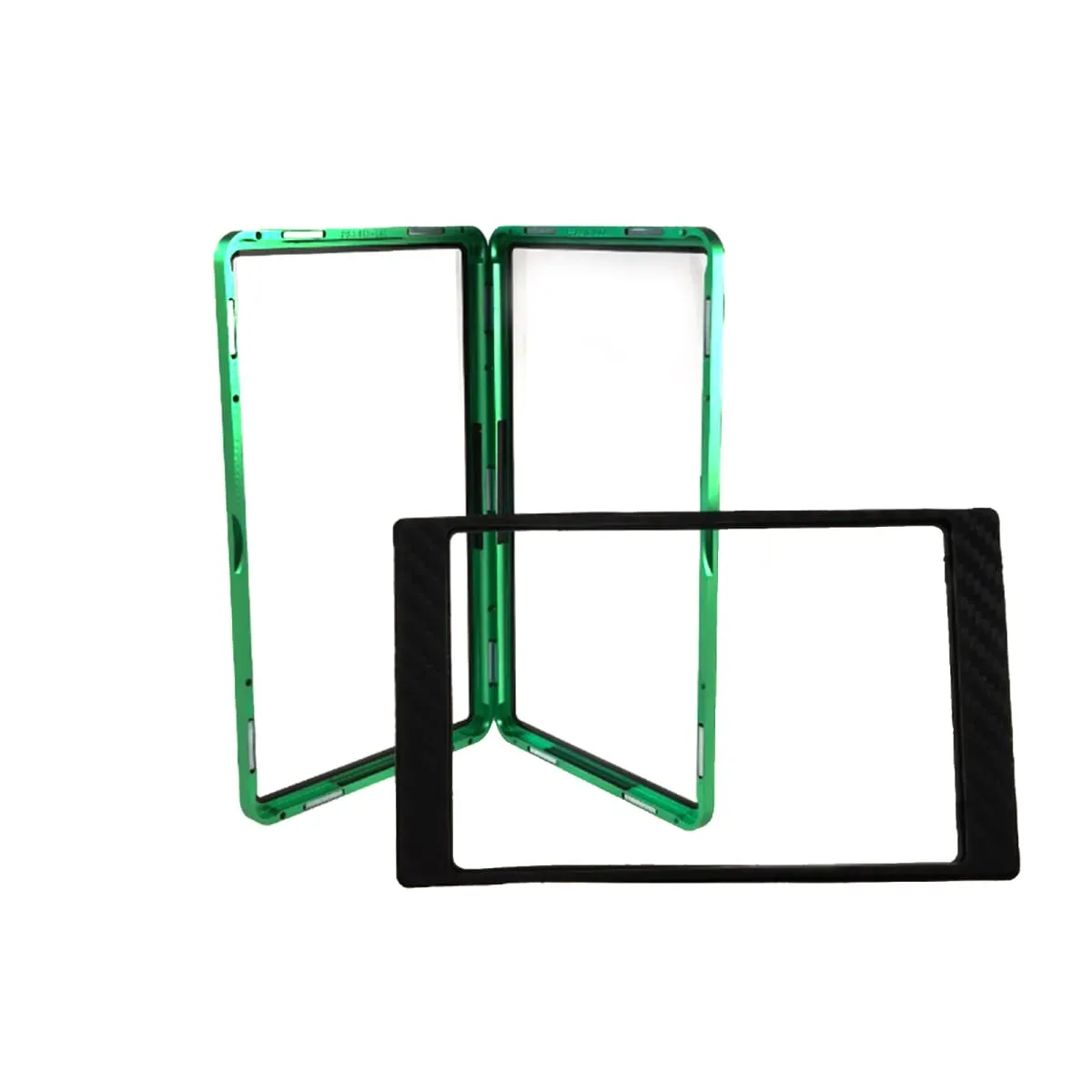 2 in 1 Guard Protector Display Case Aluminum Bumper Sleeve for PSA CGC Graded Sports Trading Card Slab Magnetic Card Holder